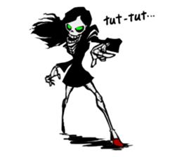 skeleton_girl_4 sticker #13295499