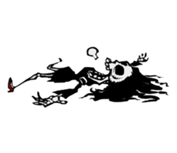 skeleton_girl_4 sticker #13295501