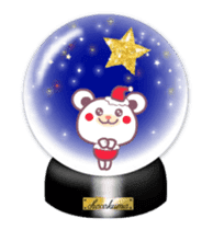 Merry Christmas!!Chocolatebear Snowdome sticker #13295591