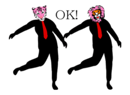 he animal which dances sticker #13296220