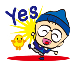 Daily life of Mr.baud sticker #13296778