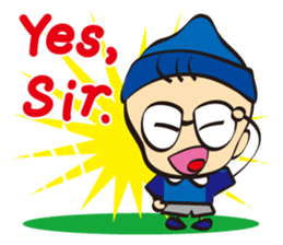 Daily life of Mr.baud sticker #13296779