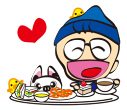 Daily life of Mr.baud sticker #13296790