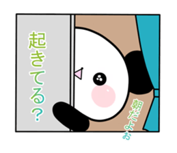 mochihada panda sticker #13297423