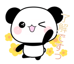 mochihada panda sticker #13297430