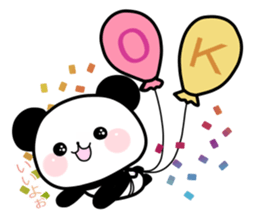 mochihada panda sticker #13297432