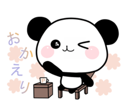mochihada panda sticker #13297436