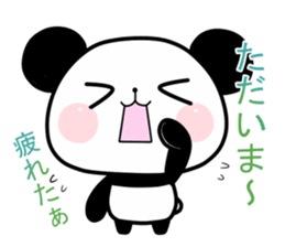 mochihada panda sticker #13297437