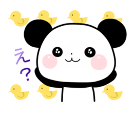 mochihada panda sticker #13297440