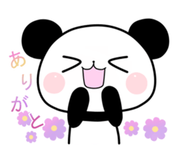 mochihada panda sticker #13297443