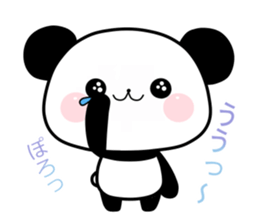 mochihada panda sticker #13297446