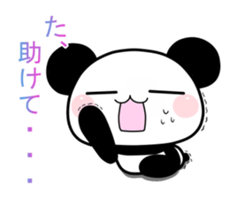 mochihada panda sticker #13297450