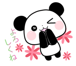 mochihada panda sticker #13297454