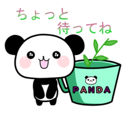 mochihada panda sticker #13297458