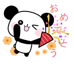 mochihada panda sticker #13297460