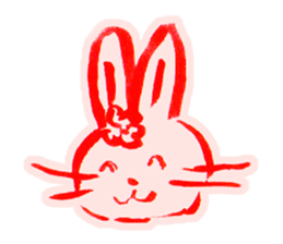 Mother of the rabbit sticker #13298046