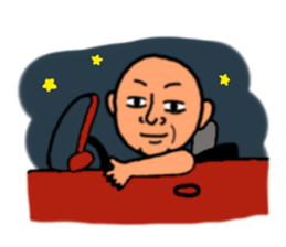 funnny guy sticker #13298256