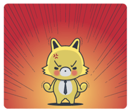 Shin the Wolf Cute Style sticker #13298481