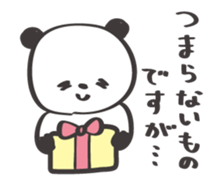 Friendly panda sticker #13298531