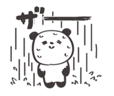 Friendly panda sticker #13298546