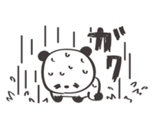 Friendly panda sticker #13298547