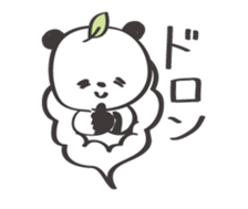 Friendly panda sticker #13298551