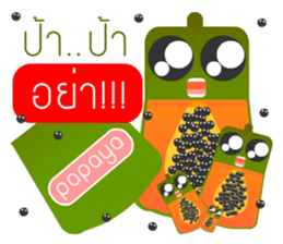 Fruits Vegetables : The first impression sticker #13299019