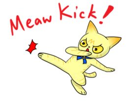 Meaw Nekobasic sticker #13299194