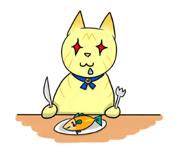 Meaw Nekobasic sticker #13299206