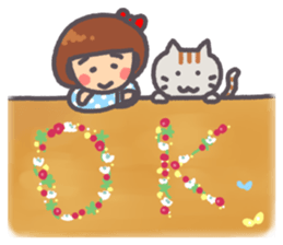 Daily warm fuzzy girl. sticker #13299408