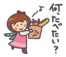 Daily warm fuzzy girl. sticker #13299411