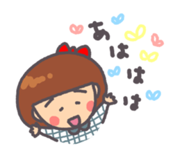 Daily warm fuzzy girl. sticker #13299412