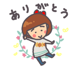 Daily warm fuzzy girl. sticker #13299413