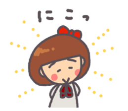 Daily warm fuzzy girl. sticker #13299419