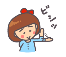 Daily warm fuzzy girl. sticker #13299421