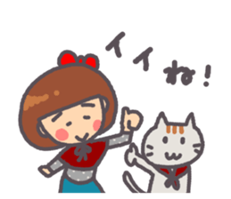 Daily warm fuzzy girl. sticker #13299424