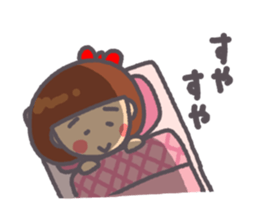 Daily warm fuzzy girl. sticker #13299445