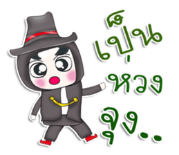 Mr. Taro. Black magic sticker #13299591