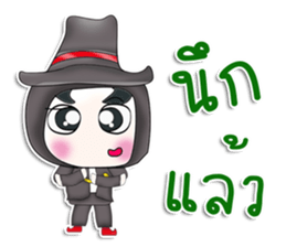 Mr. Taro. Black magic sticker #13299598