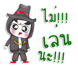 Mr. Taro. Black magic sticker #13299600