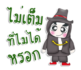 Mr. Taro. Black magic sticker #13299604