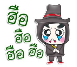 Mr. Taro. Black magic sticker #13299606