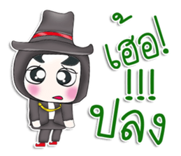 Mr. Taro. Black magic sticker #13299610