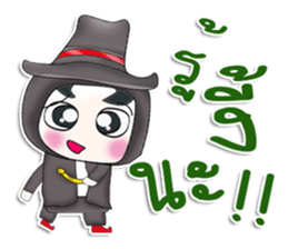 Mr. Taro. Black magic sticker #13299611