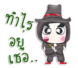 Mr. Taro. Black magic sticker #13299615