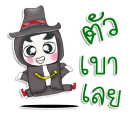 Mr. Taro. Black magic sticker #13299618