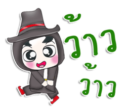 Mr. Taro. Black magic sticker #13299623