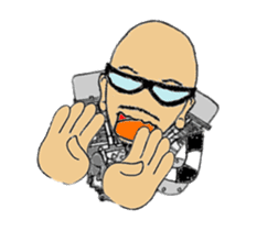 Moving I LOVE American Motorcycle!! 2 sticker #13299700