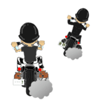 Moving I LOVE American Motorcycle!! 2 sticker #13299716