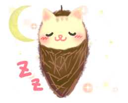 Cat and Bird friends sticker #13300192